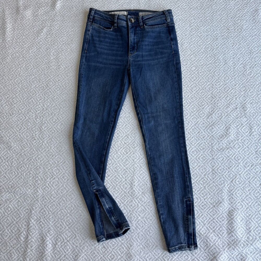 Pilcro by Anthropologie high-rise skinny jeans sz 26 womens